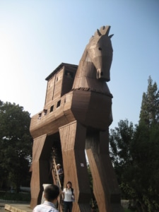 The Trojan Horse, aka the original Greek Gift!