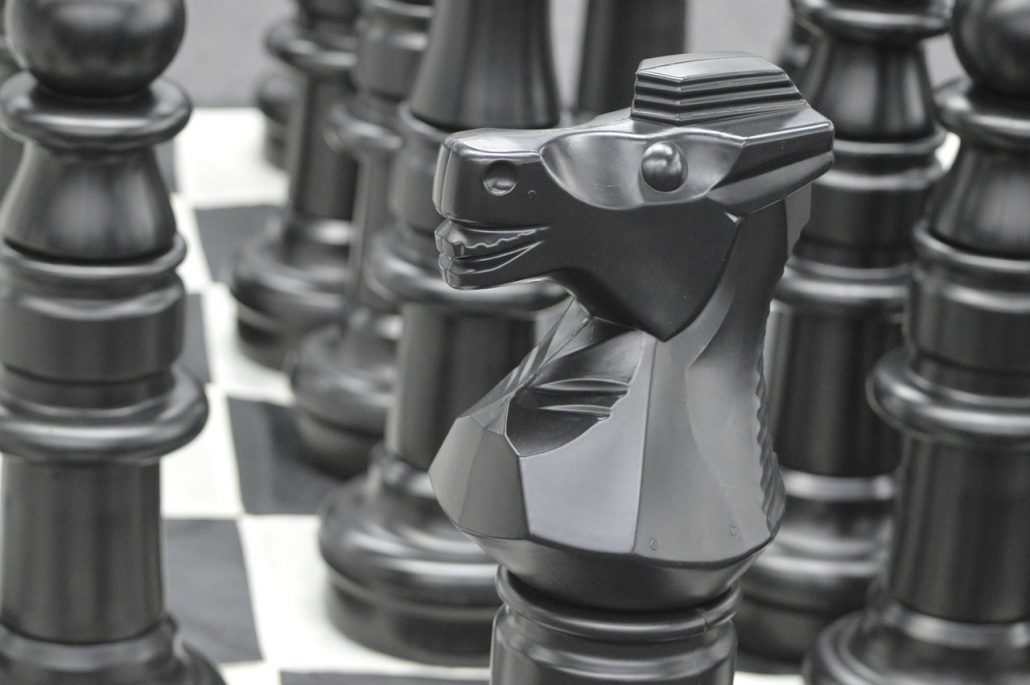 knight chess piece chessboard