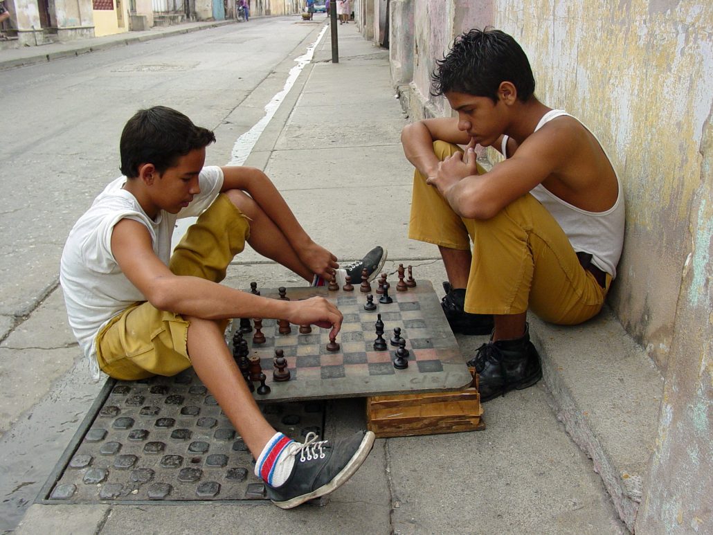 Introduce chess to children