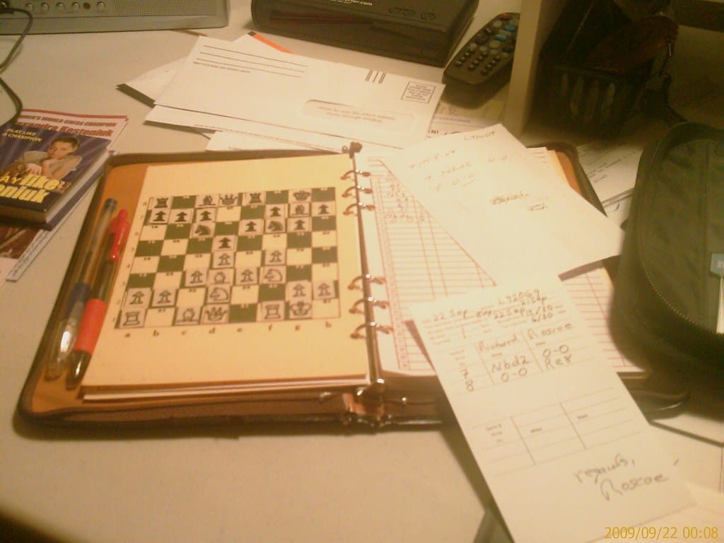 hybrid chess notebook