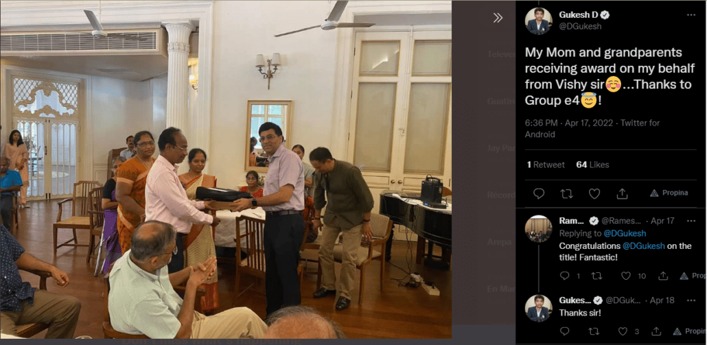 Shocking D Gukesh! 16y-o in the Top 100! 1 D-Gukesh-award