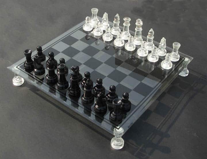 Glass Chess Set