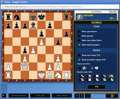 Rapid chess game on flyordie.com 