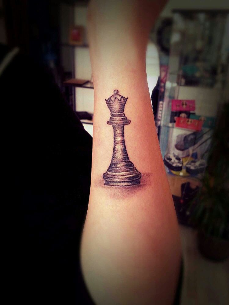 Image result for chess tattoo Queen tattoo, Chess piece tattoo