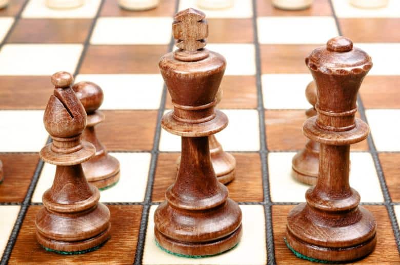 What is the saying about chess and checkers?