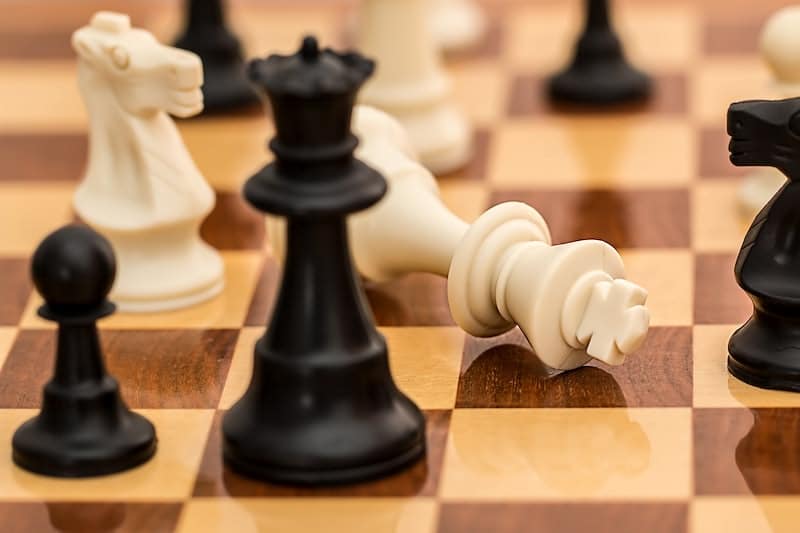 What are the 16 pieces in a chess set?