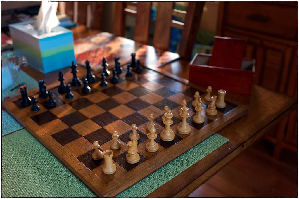 What is the most famous chess set in the world?