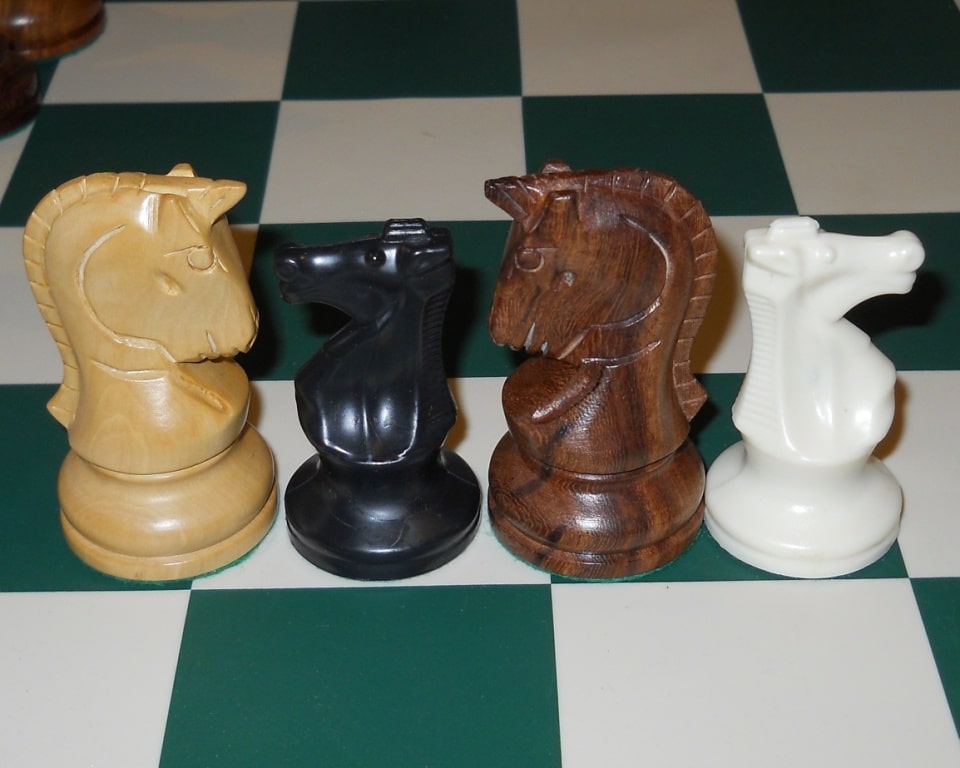 Craftsman Chess Set in 3.75 Tounament Chess Piece in Ebony Wood