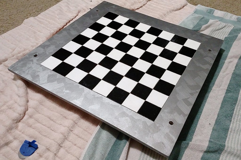 How many squares in a chess board