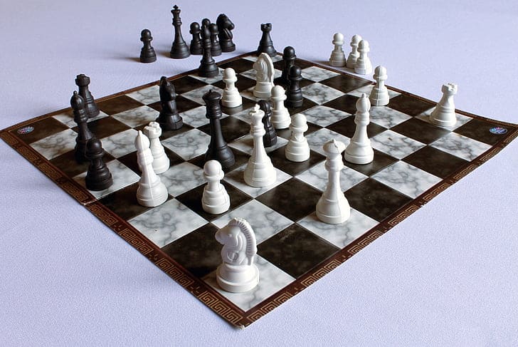 Modern chess table
